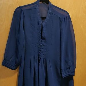 FYLO sheer tunic blouse